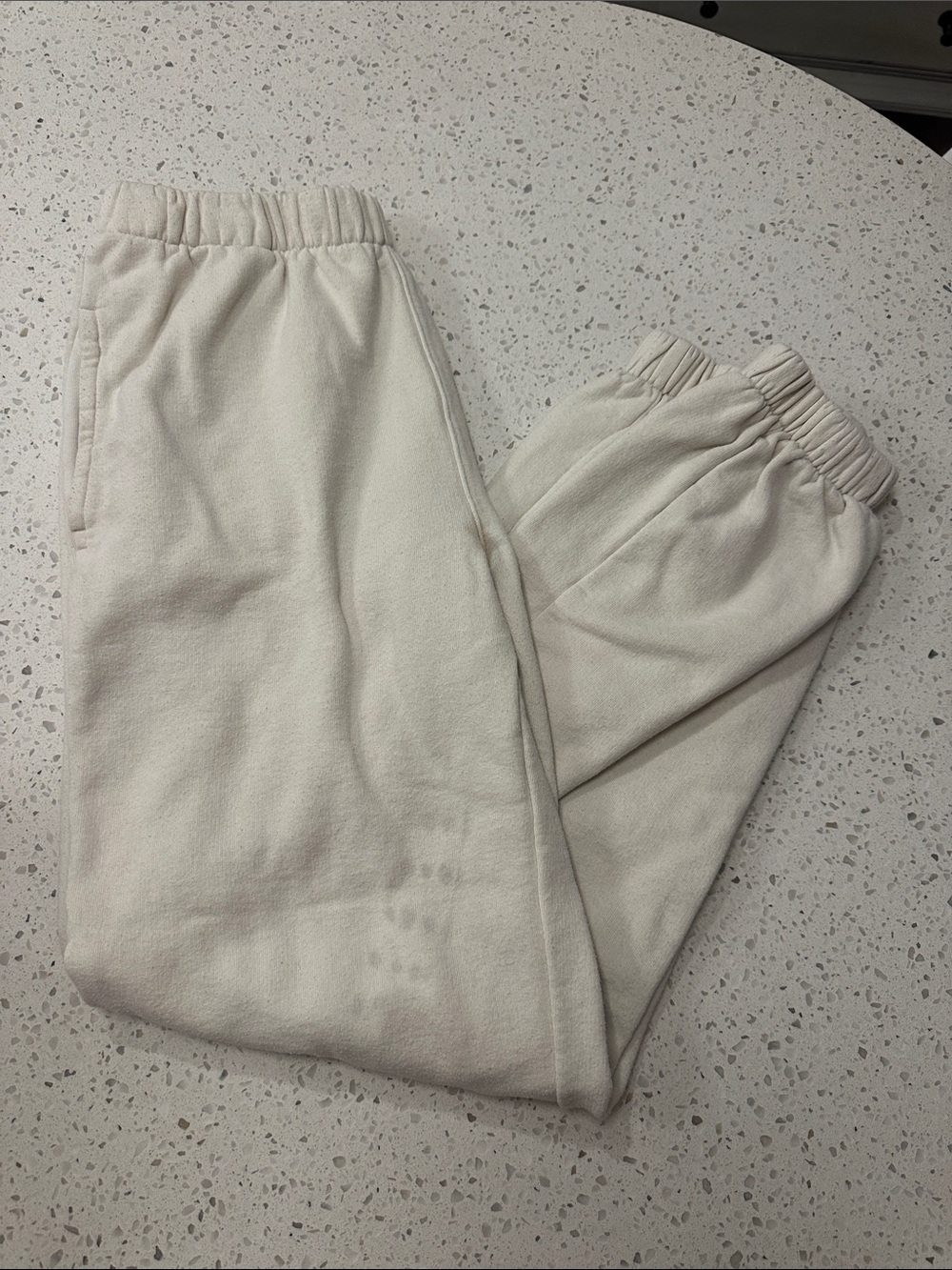 John Galt Brandy Melville Cream Joggers